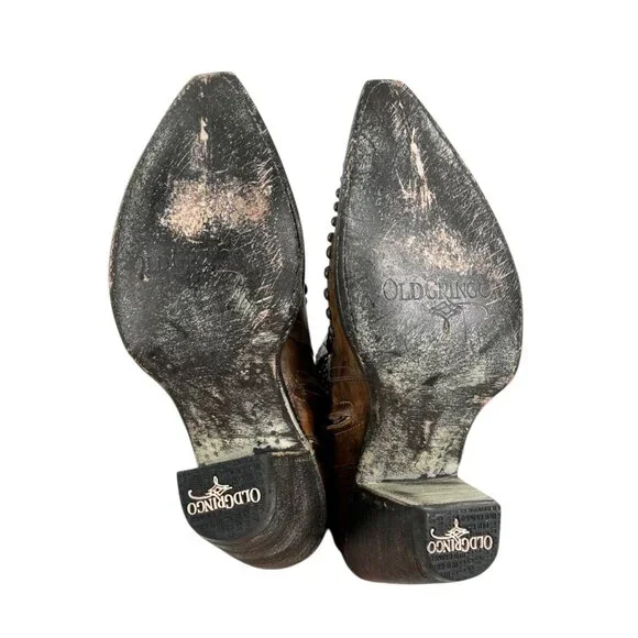 NWT Old Gringo Roze 16" Studded Cowboy Boots - Picture 9 of 14